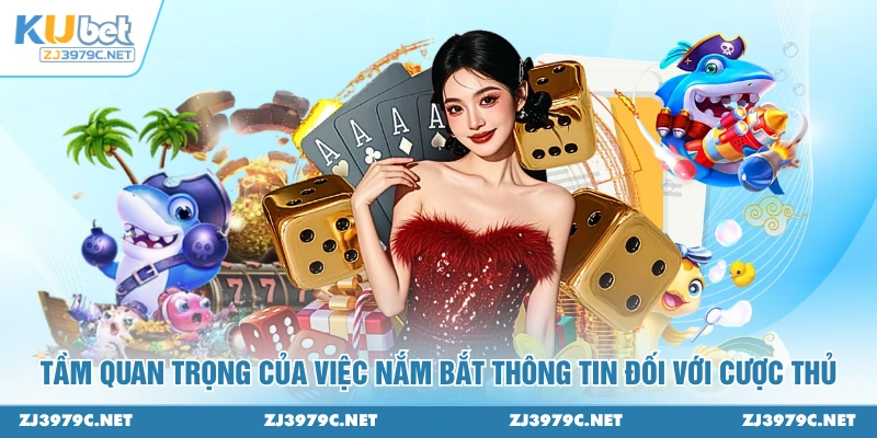 Tầm quan trọng của việc nắm bắt thông tin đối với cược thủ